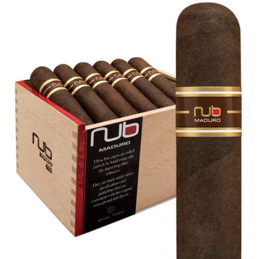 Nub Maduro 460 (4x60 / Box of 24) + Free Shipping!
