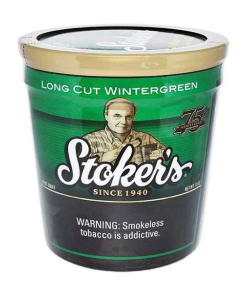 Stokers Snuff Long Cut Wintergreen Tub (12oz)