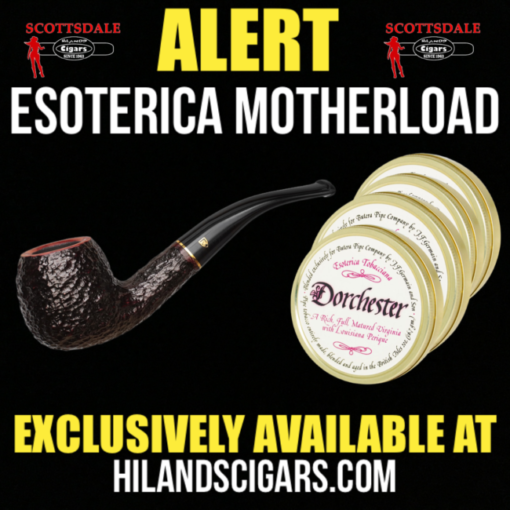 Esoterica Motherload 4 Dorchester Tins and Savinelli Roma R 628 8oz