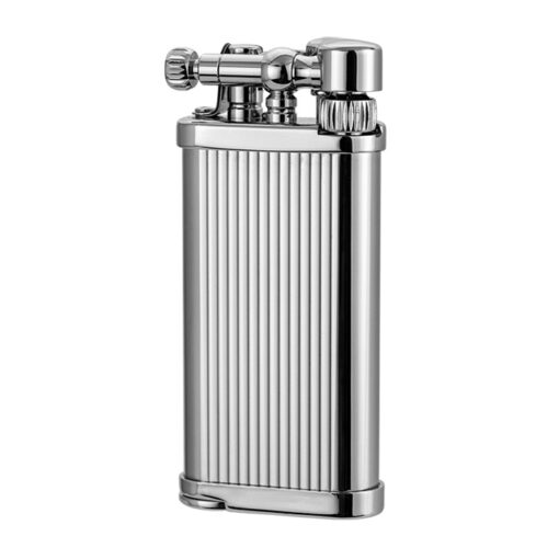 Corona Old Boy Chrome Stripes Pipe Lighter