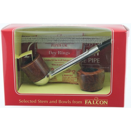 Falcon Pipe Starter Kit Straight Stem - Hiland's Cigars