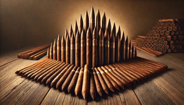 Pointed cigars - Belicoso, Torpedo, and Pyramid