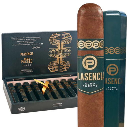 Plasencia Alma Fuerte Sixto I Tubo (6x60/ Box of 10) + Free