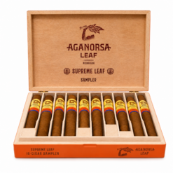 Aganorsa Leaf Supreme Leaf 10-Cigar Sampler (Sizes Vary / Box of 10)