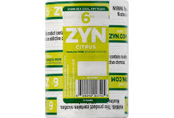 ZYN Nicotine Pouches Citrus 6MG Roll
