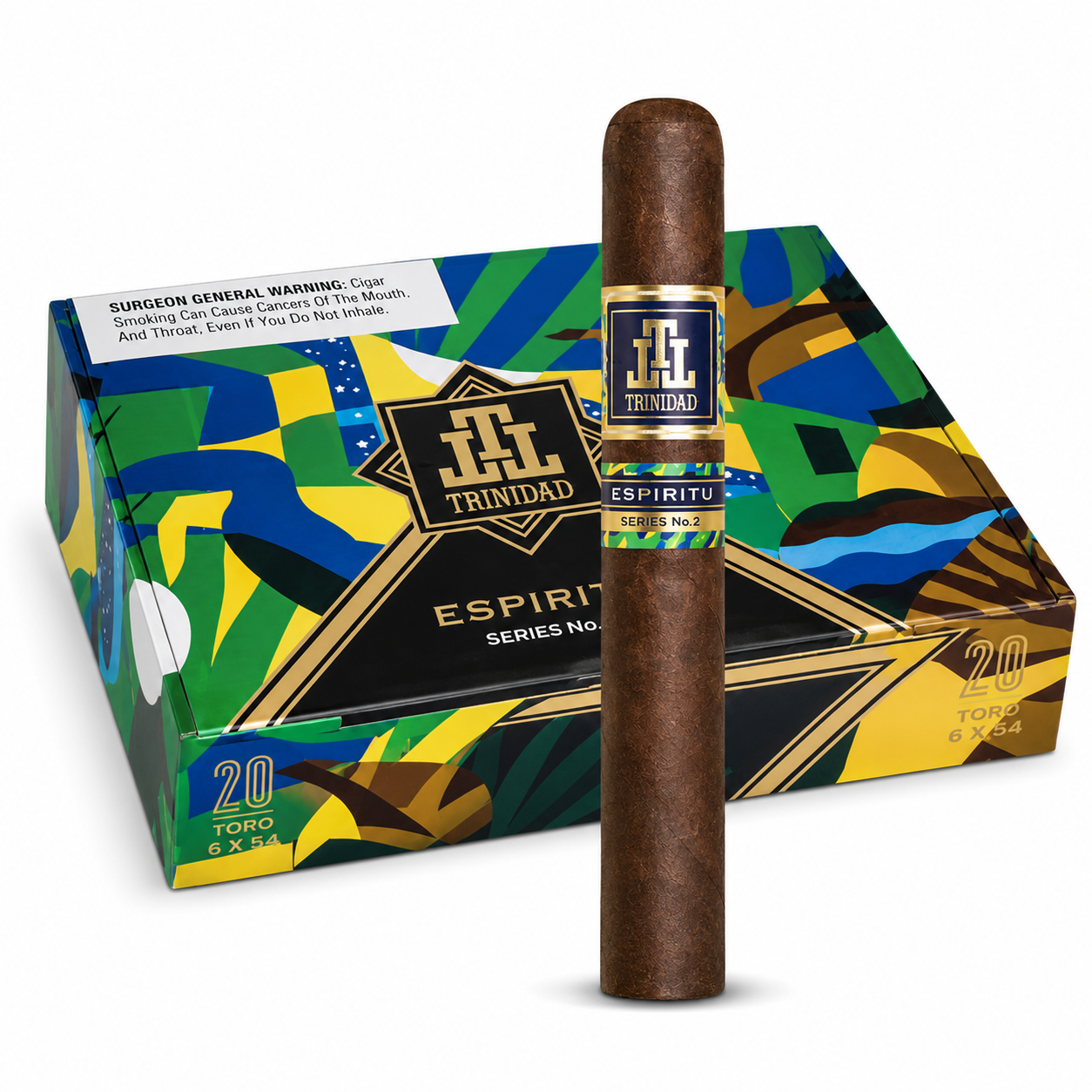 toro tobacco Trinidad Espiritu Series No.2 Toro (6x54 / Box of 20)