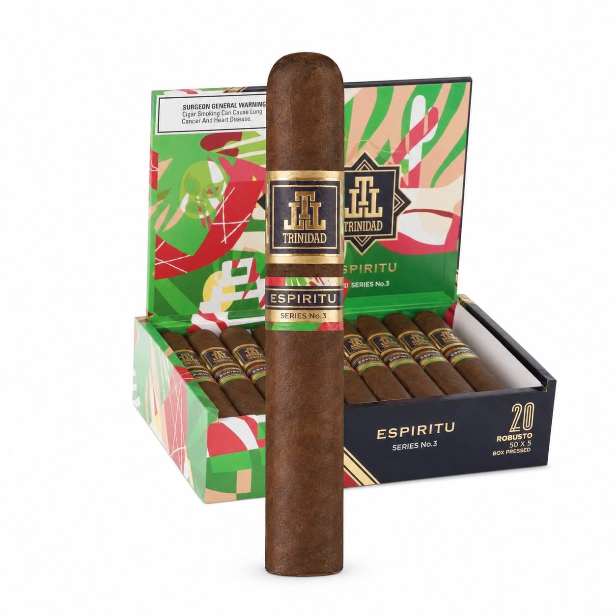 Trinidad Espiritu Series No. 3 Robusto (5x50 / Box of 20)